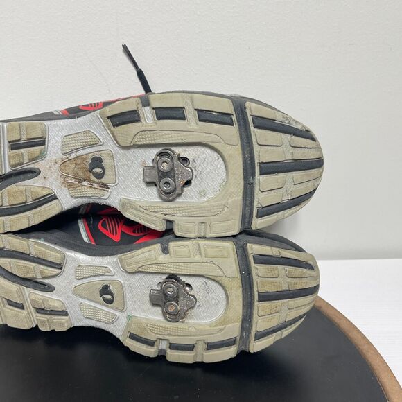 Pearl Izumi X-Road Fuel‎ II Cycling Shoes Men EUR 42 US 8.5 SPD Clip Gray Red - Picture 12 of 14